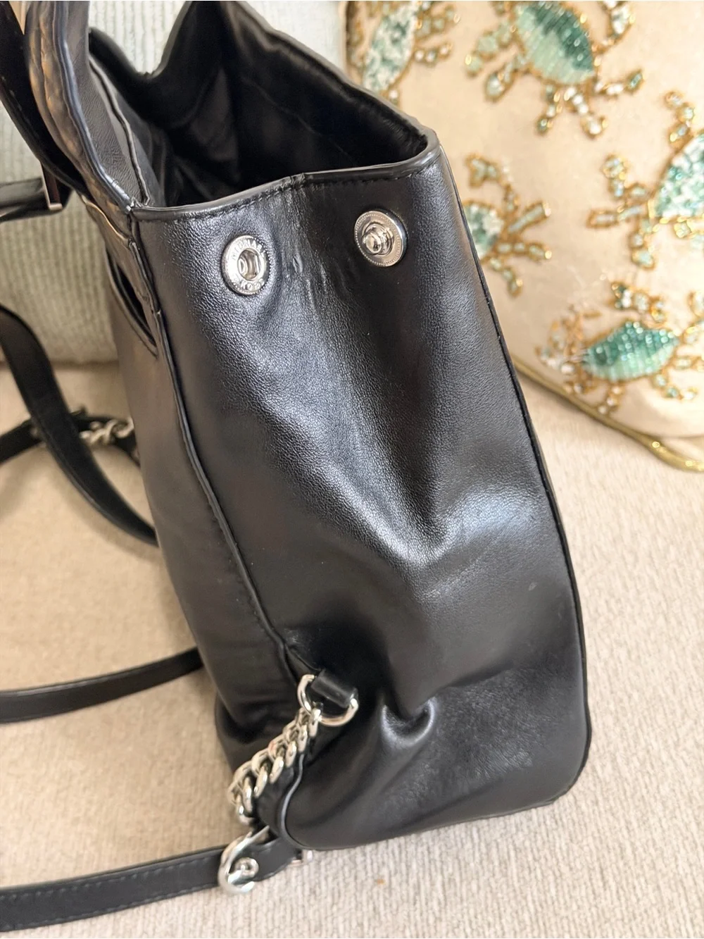 Michael Kors Whitney medium, quilted leather backpack